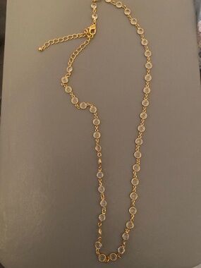 Touchstone swarovski Crystal mini chanelle necklace